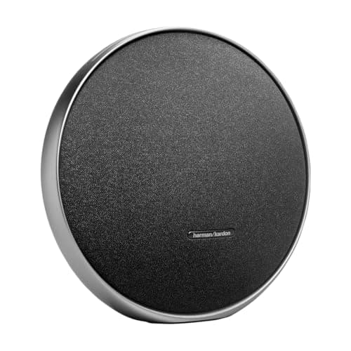 Image of Harman Kardon Onyx Studio 9, Portable Bluetooth Speaker, Auracast Multi-Speaker Connection, Adaptive Self-Tuning, Constant Sound Field Technology, USB Charging Port, Black, EU Plug (Type C)