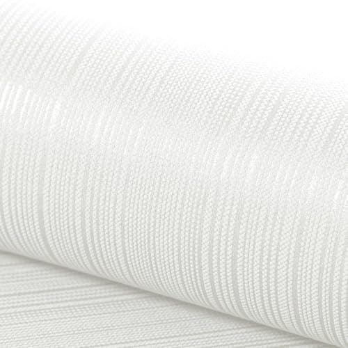 Image of Anttyscar Beige White Striped Wallpaper Modern Thick Embossed Textured Mix Plain Wallpaper Free No Match Pattern for Adults Teenagers Kids Living Room Bedroom Lounge Hallway A
