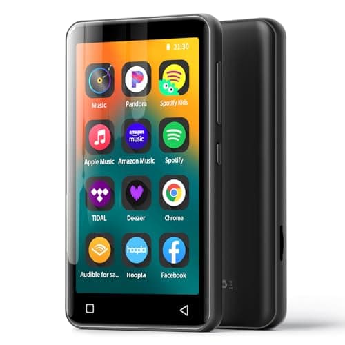 Image of innioasis 80GB MP3 Player with Bluetooth and WiFi, MP3 Spotify Player with Pandora,Amazon Music,Audible, 4" Touch Screen Android Streaming MP3 MP4 Player for Kids (Black)