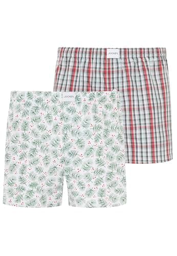 Image of Jockey Men's Everyday Woven Boxer - 2 Pack, Spring Green, M