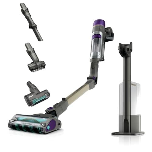 Image of Shark PowerDetect Clean & Empty Cordless Vacuum Cleaner, DuoClean Detect, Reverse Clean, 2L Auto-Empty Base, Anti-Hair Wrap Plus, 70 Min Runtime, Lightweight, Pet & Multi-Surface Tools, Grey IP3251UKT