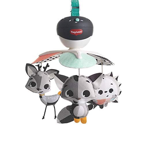 Image of Tiny Love Take-Along Mobile 3-in-1 Baby Music Mobile 0+ Months for Crib Playpen or Stroller, Multifunctional with 3 Mounts, 5 Melodies, 30 Minutes Continuous Music, Magical Tales