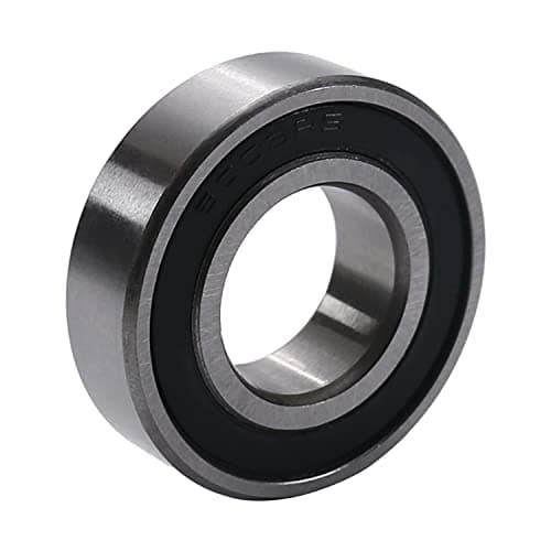 Image of Othmro 1pc 6003RS Deep Groove Ball Bearing, 17mm x 35mm x 10mm Single Sealed Bearing, High Carbon Steel GCr15 P0 Bearing for Skateboards Ship Rudder Shafts