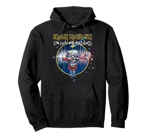 Image of Iron Maiden Can I Play With Madness Pullover Hoodie