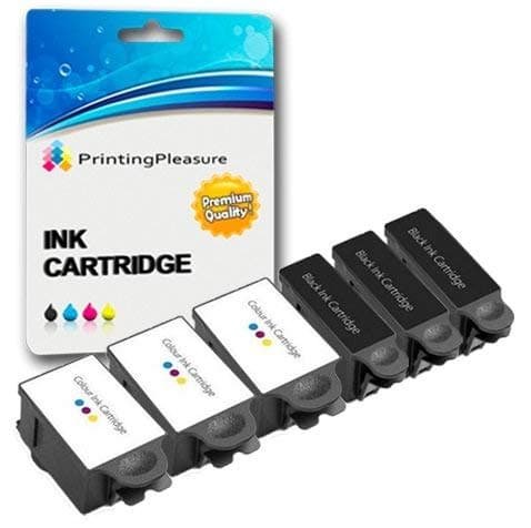 Image of Printing Pleasure 6 (3 SETS) Compatible Advent ABK10 & ACLR10 Ink Cartridges for Advent A10 AW10 AWP10 - Black/Colour, High Capacity