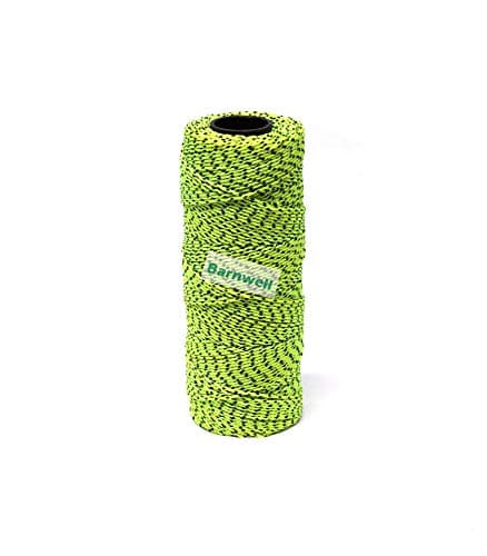 Image of Barnwell Braided Nylon Yellow/Black 500ft 150m Masons Builders Building Brick Block Line