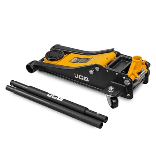 Image of JCB 2.5 Tonne Automotive Low-Profile Double-Pump Trolley Jack, 505mm Max. Height | 3 Year Warranty