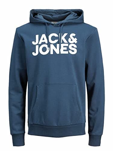 Image of JACK & JONES Men’s Logo Hoodie, L