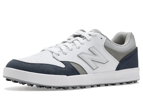 Image of New Balance Men's Golf Shoe, White/Navy, 9 Wide