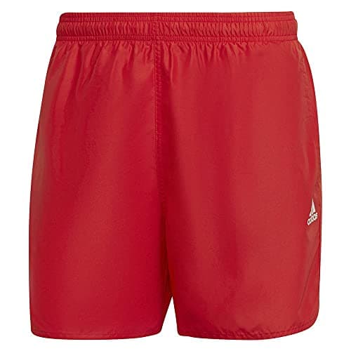 Image of adidas Solid Clx Swimming Shorts XL, Red