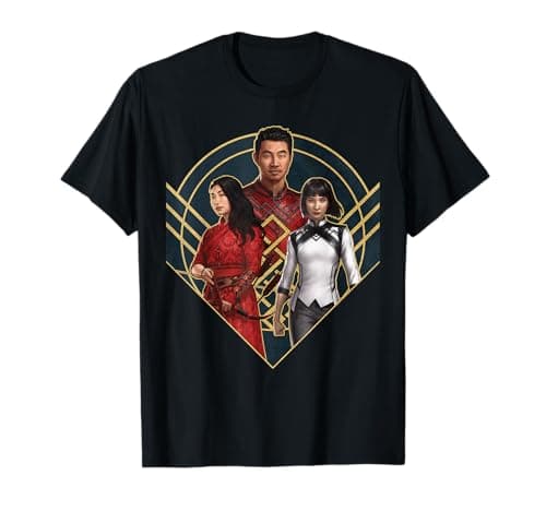 Image of Marvel Shang-Chi and the Legend of the Ten Rings Characters T-Shirt