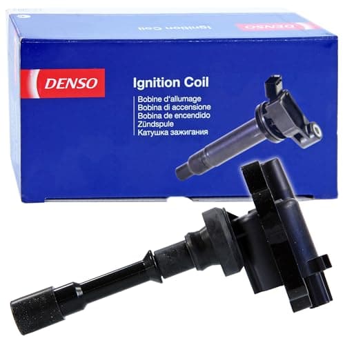 Image of DENSO Ignition Coil - DIC-0107, SAE/DIN Connector, OEM Reference Number: MD361710 - Fits Mitsubishi