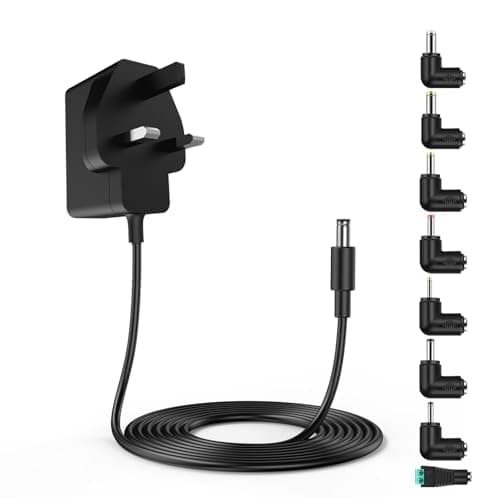 Image of 12V Power Adapter Compatible with Fenchilin Hollywood DC117-15 DC11715 / Fenair/Leishe/Hasipu Vanity Makeup Mirror Light Power Supply for Make-up Mirrors’ Bulbs Charger with Converters