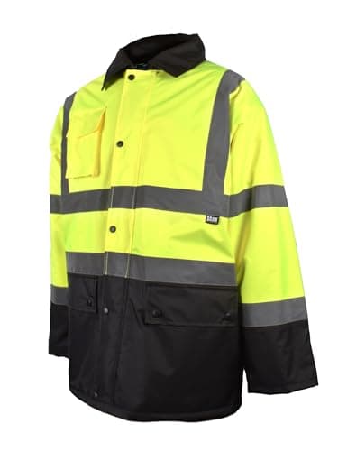 Image of Scan Hi-Vis Motorway Jacket Yellow-Black - XL