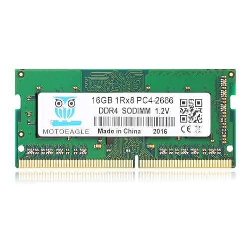 Image of DDR4 2666MHz 16gbx1 SODIMM 1RX8 PC4-21300 (PC4-2666T) CL19 1.2v Non-ECC Laptop RAM Memory Module