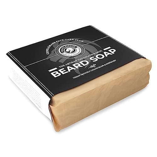 Image of Gentlemans Face Care Club Beard Shampoo Bar - Handmade Luxury Beard Shampoo For Men - Stop Beard Itch With 125g Vegan Friendly Beard Care Soap Bar
