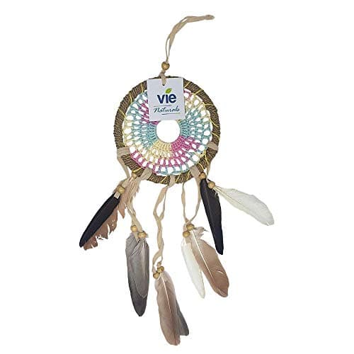 Image of VIE Naturals Crochet Dream Catcher, 12cm, Rainbow