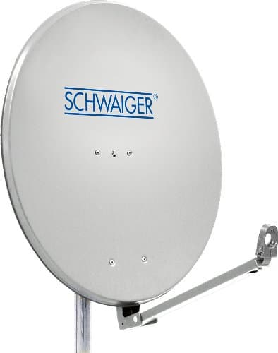 Image of Schwaiger SPI910.0 Aluminium Offset Parabolic Antennae (88 CM Grey