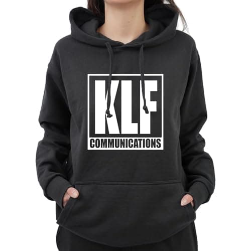 Image of Graphic Impact Inspired Men's FAC 51 Men's Vintage Retro Music Records Rave Stone Roses Hoodie (Black, Xlarge)