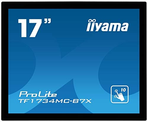 Image of iiyama ProLite TF1734MC-B7X touch screen monitor 43.2 cm (17"), W126103745 (screen monitor 43.2 cm (17) 1280 x 1024 pixels Multi-touch Black ProLite TF1734MC-B7X, 43.2 cm (17), 350)