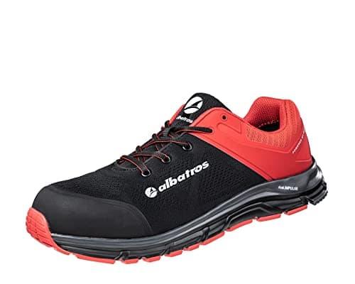 Image of Albatros 646600-210-41 Shoes "Lift Impulse", Size: 7, black/red - EN safety certified