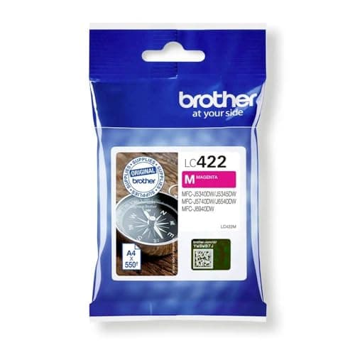 Image of Original Brother LC-422M Magenta Ink Cartridge for Approx. 550 Pages for MFC-J5340DW, MFC-J5345DW, MFC-J5740DW, MFC-J6540DW, MFC-J6940DW