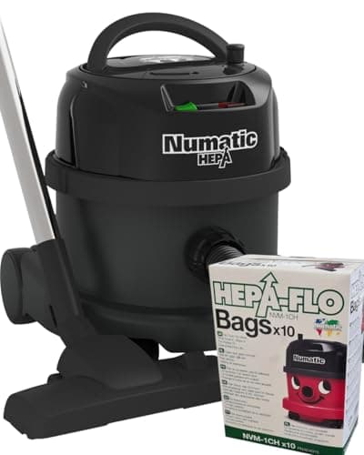 Image of Hepa Vacuum Cleaner PPR170H Dry Cylinder Numatic Henry Hoover - Asthma Pet Allergies Hay fever Dust Mite Mould Spores + 10 Vacuum bags - Avern