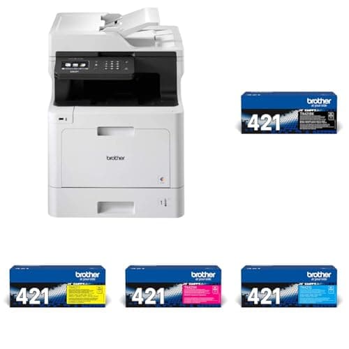 Image of BROTHER DCP-L8410CDW Colour Laser Printer | Wireless, PC Connected & Network | Print, Copy, Scan & 2 Sided Printing | A4 Toner Cartridge