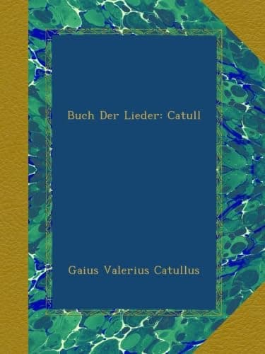 Image of Buch Der Lieder: Catull
