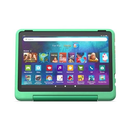 Image of Amazon Kid-Friendly Case for Fire HD 10 tablet | Only compatible with 13th generation tablet (2023 release), for ages 6+, Mint