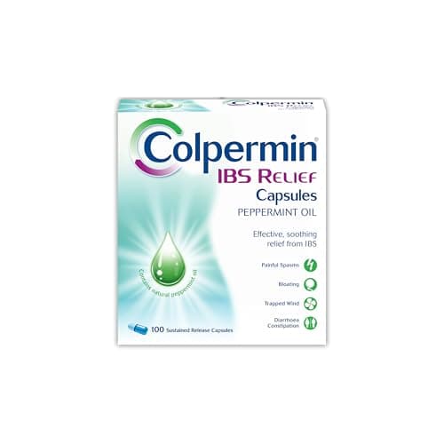 Image of Colpermin IBS Relief - Peppermint Oil Capsules for Irritable Bowel Syndrome – Colpermin Capsules - 100 Pack