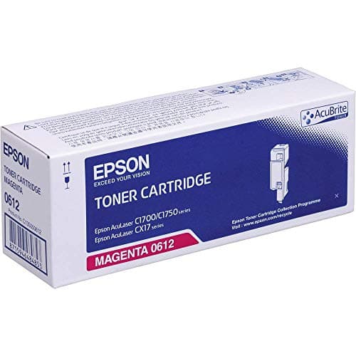 Image of Epson S050612 Original Laser Toner, Magenta, Genuine