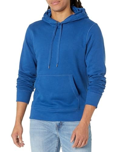 Image of Amazon Essentials Men's Pullover Sweatshirt Hoodie (Available in Big & Tall), Cobalt Blue, XL