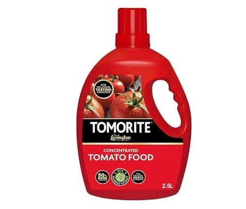 Image of RYYN® Levington Tomorite Liquid Tomato Food, Concentrated Plant Feed with Seaweed Extract, Fertiliser for Tomatoes, Peppers & Aubergines, Boosts Growth, Yields & Flavour, Easy Mix Formula, 2.5L