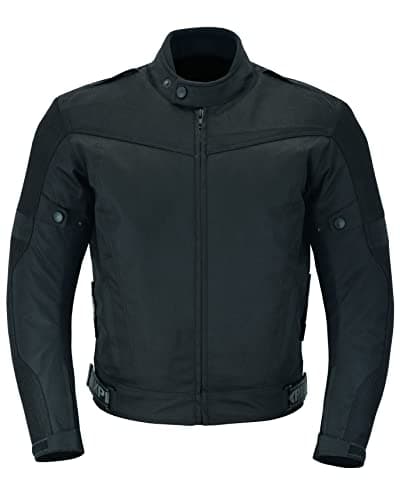 Image of Texpeed Mens Motorcycle Biker Jacket Waterproof Black Textile Cordura With Motorbike CE Armour (EN 1621-1) 2XL
