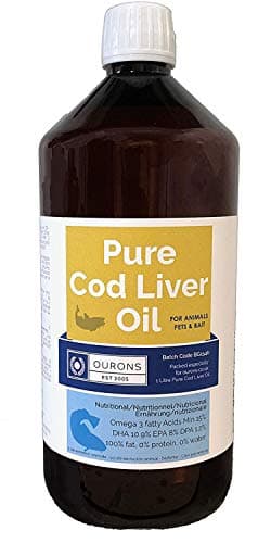 Image of 1000ml Cod Liver Oil for Animals & Dogs - Veterinary Feed Grade Liquid 1 Litre