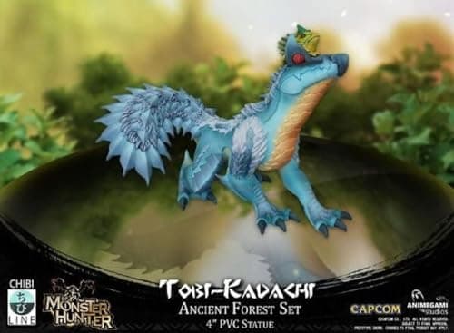 Image of Monster Hunter Animegami Chibi PVC Figurine (Tobi-Kadachi), Blue