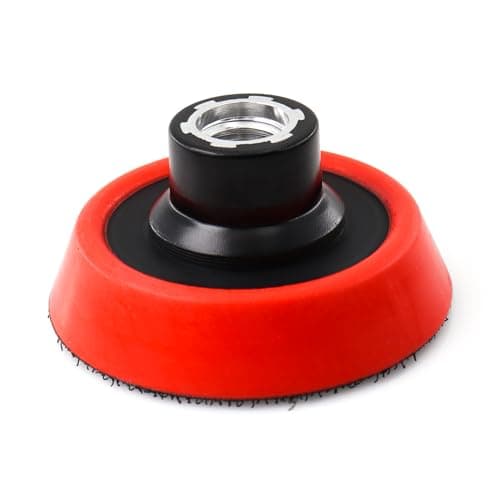 Image of HOMESOM 3 Inch Backing Pads Hook Loop Backer Pads with m14Thread for Angle Grinder Buffer Pads 2pcs
