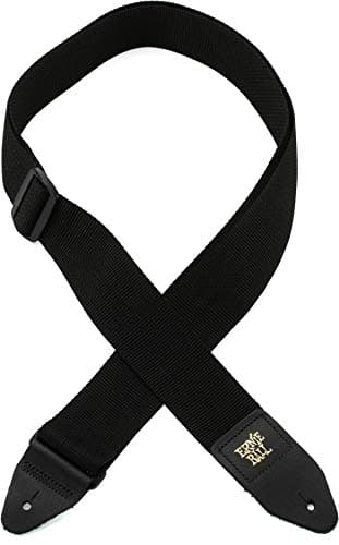 Image of Ernie Ball Black Polypro Guitar Strap
