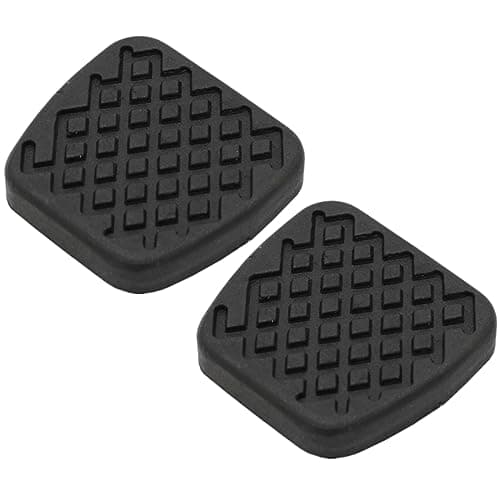 Image of BIAREN 2x Brake And Clutch Pedal Pads Rubber Covers For Honda Civic Accord CR-V Jazz Acura FR-V Legend Prelude 46545SA5000 (Manual Vehicles)