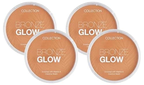 Image of Collection Cosmetics Bronze Glow, Highly Pigmented Bronzer, 15g, Matte Light Terracotta (Pack of 4)