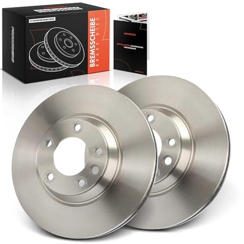 Image of Frankberg Brake Disc Set incl. 2x Discs Front Vented Ø350mm Compatible with C.a.y.e.n.n.e 92A T.o.u.a.r.e.g 7L6 7L7 7LA Q7 4LB Replace# 95535140251