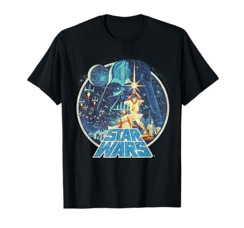Image of Star Wars Vintage Movie Poster T-Shirt