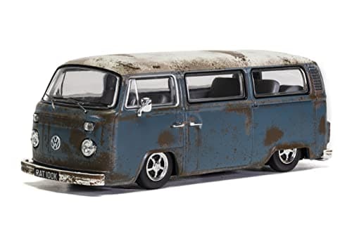 Image of Corgi Diecast Model Vehicles - VA14601 Volkswagen Type 2 Camper 'Bay-Rat', Men & Women Souvenir Gifts from UK - Small Die Cast Toy Car Models for Boys, Gift for Motor Enthusiasts
