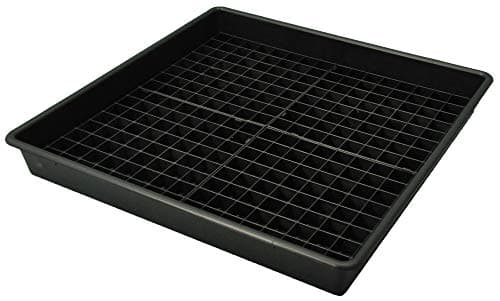 Image of 100 Litre Spill Tray with Removable Bunding Grids - Heavy-Duty Spill Containment Solution, 100x100x12cm