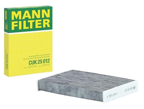 Image of MANN-FILTER CUK 25 012 Cabin Air Filter - Pollen Filter with Activated Carbon - for Cars + Transporters