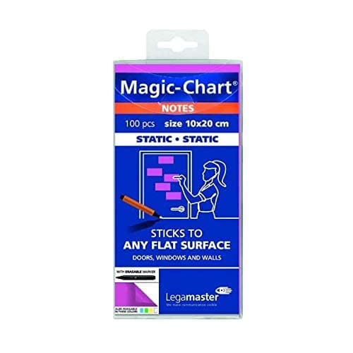 Image of Legamaster Magic Notes 200x100mm Pink with Pen (Pack of 100) 7-159409 +FINCHLEY Pen Free