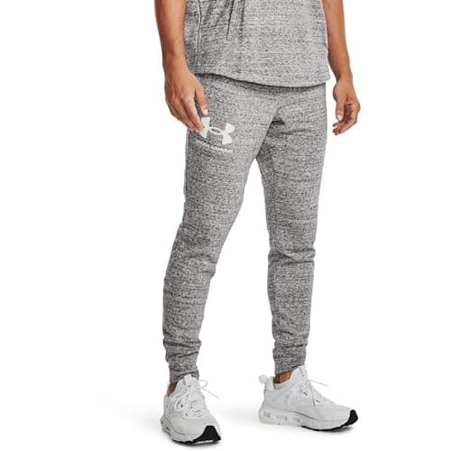 Image of Under Armour Men UA RIVAL TERRY JOGGER, Tracksuit Bottoms with Tapered Leg, Extra-Soft Joggers