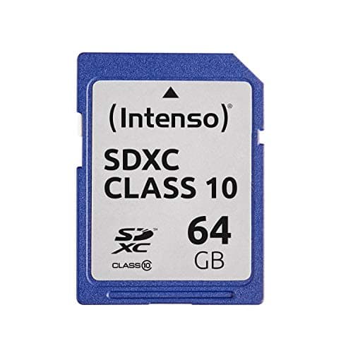 Image of Intenso SDXC Memory Card, Class 10, 64 GB, Blue