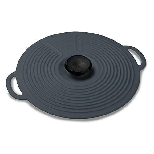 Image of Zeal L254T Silicone Keep Fresh Storage Airtight Seal Lids, Reusable Eco-Friendly Classic Design (28cm) -Dark Grey